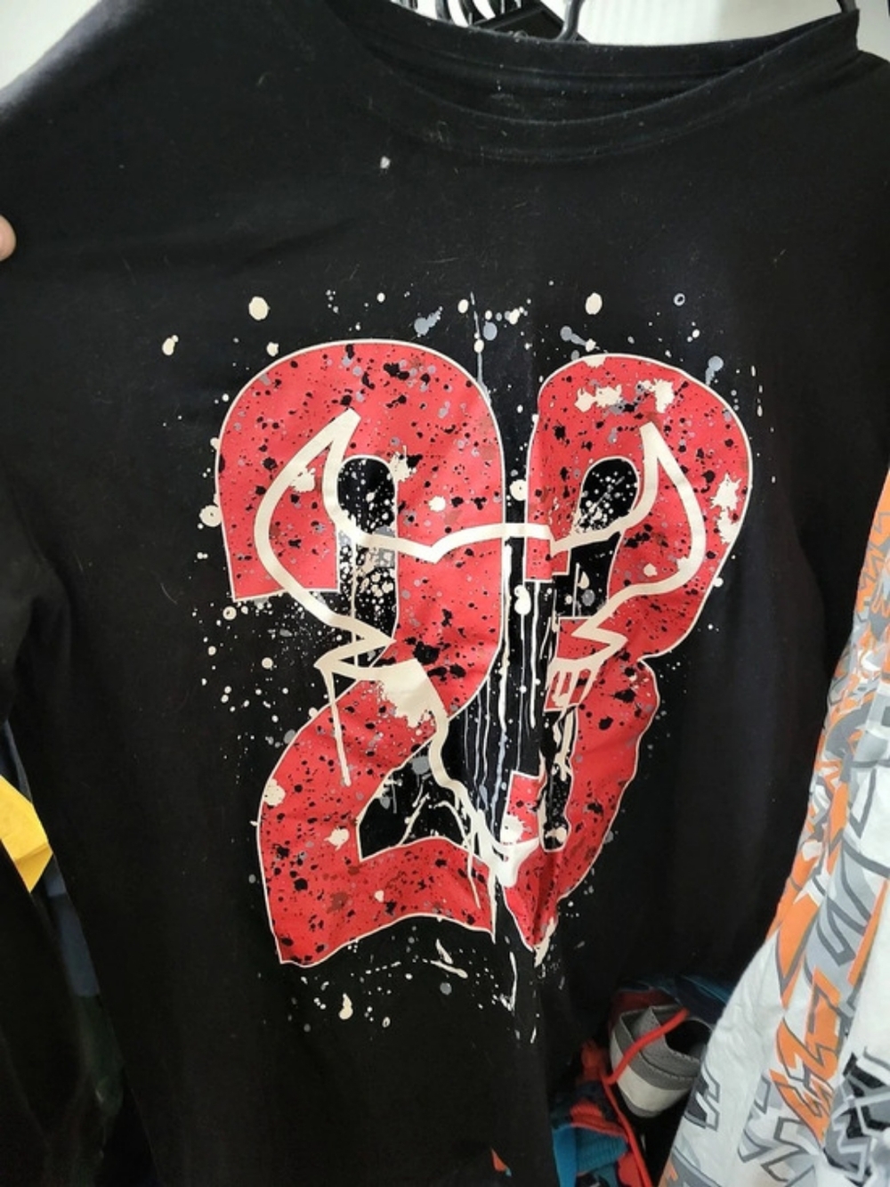 Bailey Apparel Legend 23 Graphic T-Shirt Black & Red XL